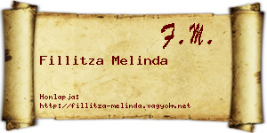 Fillitza Melinda névjegykártya